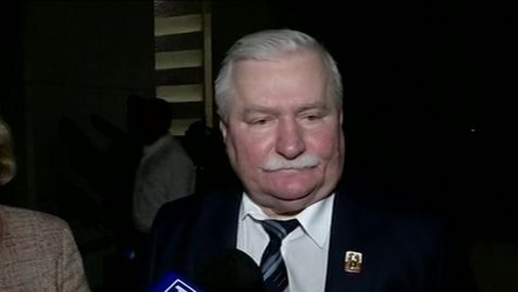 B. prezydent Lech Wałęsa (fot. TVP Info)