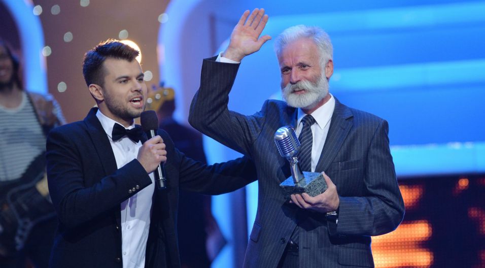 Specjalną nagrodę otrzymał Marek Grąbczewski – realizator dźwięku TVP od lat zajmujący się mikrofonami (fot. I. Sobieszczuk/TVP)