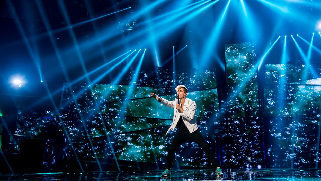 To jego drugi udział w Konkursie Eurowizji. Tym razem Donny Montell z Litwy uplasował się na 9. pozycji (fot. Anna Velikova)