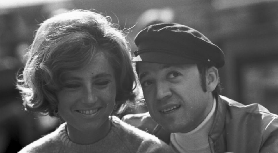 Opole '68: Bogumiła Wander i Jerzy Połomski. Prezenterka i gwiazda festiwalu (fot. PAP)