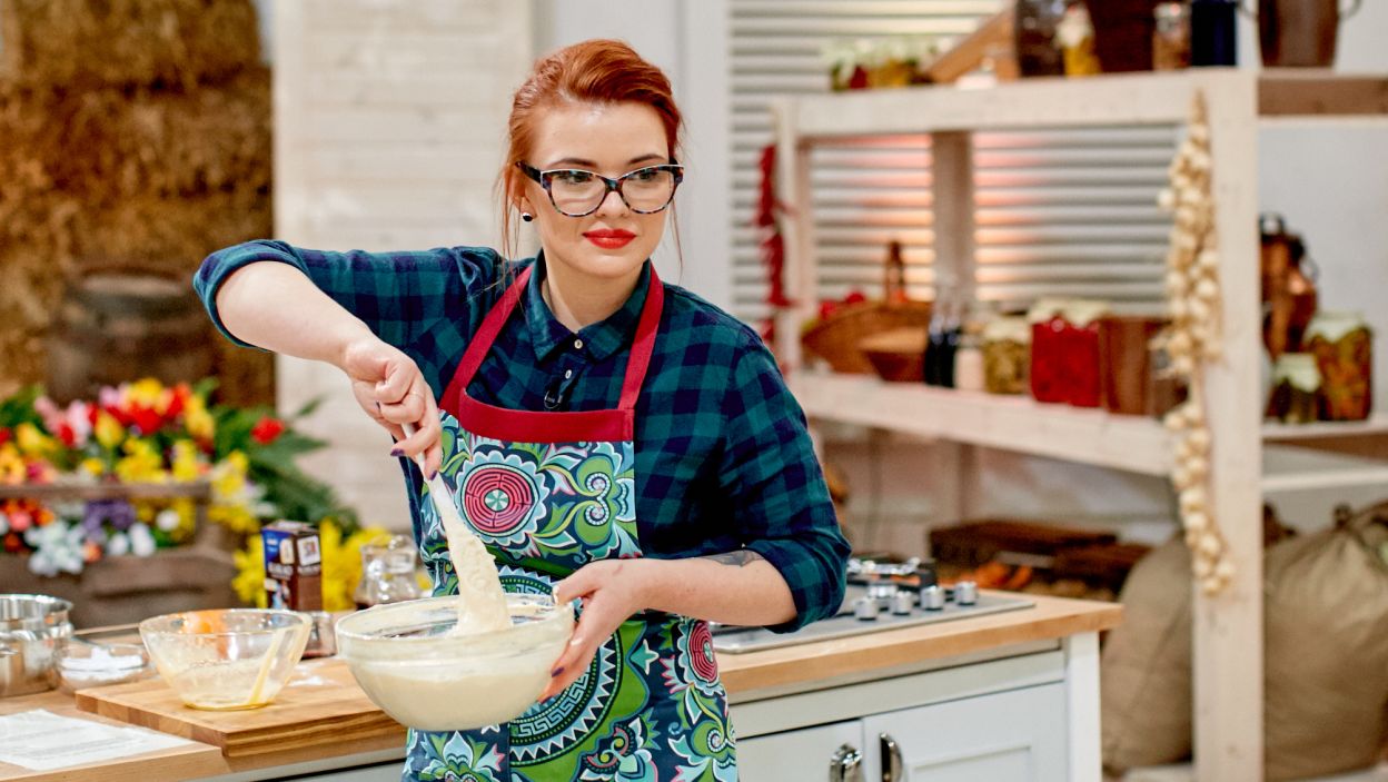 Agata Stankiewicz przygotowuje tiramisu (fot. TVP)