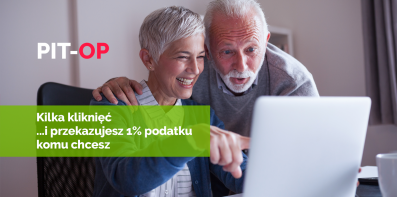 Jesteś emerytem lub rencistą. Chcesz przekazać 1% podatku dla OPP. Wyślij PIT-OP!