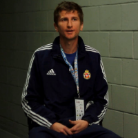 Rafał Wisłocki, trener grup młodzieżowych Wisły Kraków (fot. extratime.tvp.pl)