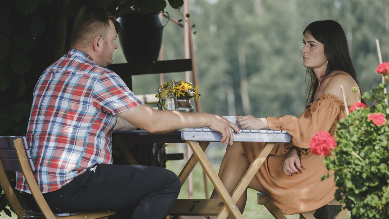 Gdy Łukasz oświadczył, że jego serce jest już zajęte, Paulina poczuła się oszukana (fot. TVP)