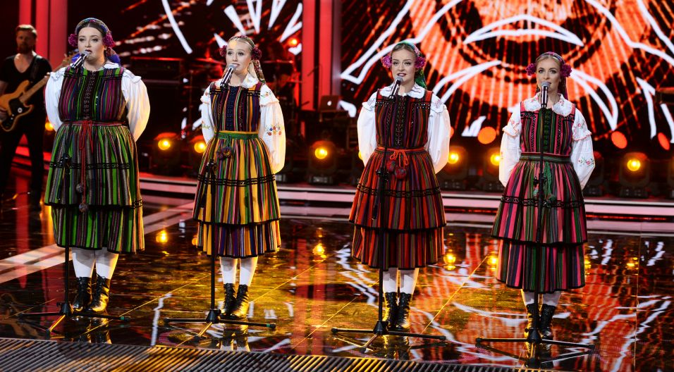 Melancholia w ludowym wydaniu – to propozycja zespołu Tulia. Wokalistki wykonały utwór „Jeszcze Cię nie ma” (Fot. J. Bogacz/TVP)