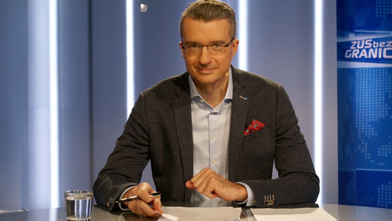 W „ZUS bez granic” będziemy mówić o ubezpieczeniach społecznych Polaków mieszkających za granicą. Prowadzącym program jest Grzegorz Miśtal (fot.TVP)