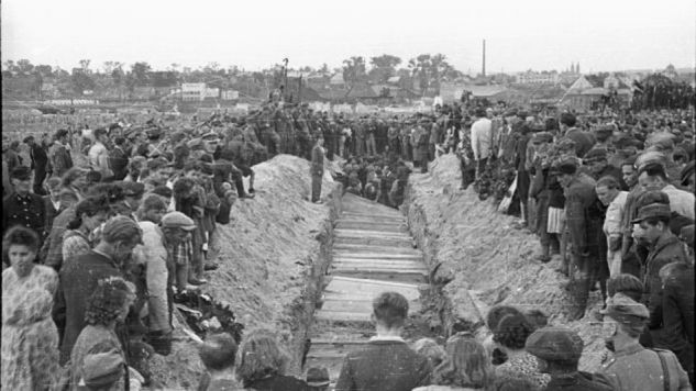 Pogrzeb ofiar pogromu kieleckiego (fot. arch. PAP/CAF)