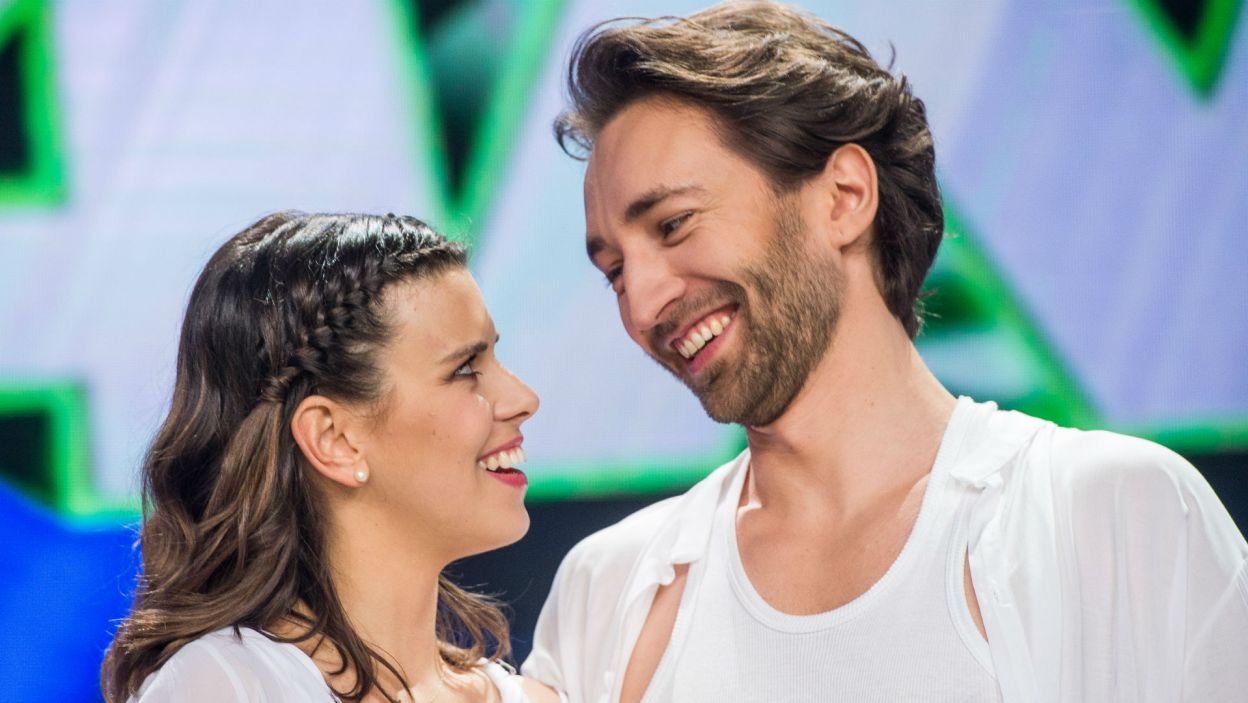 Monika Mazur i Dariusz Wieteska pomimo ostatniej pozycji po pierwszym odcinku nie tracili entuzjazmu i wzięli się do ostrych treningów (fot. Waldemar Kompała)