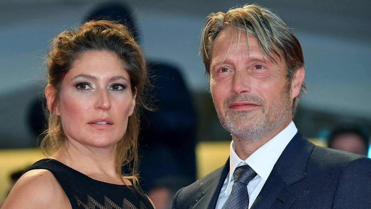 Mads Mikkelsen z żoną Hanne Jacobsen (EPA/ETTORE FERRARI)