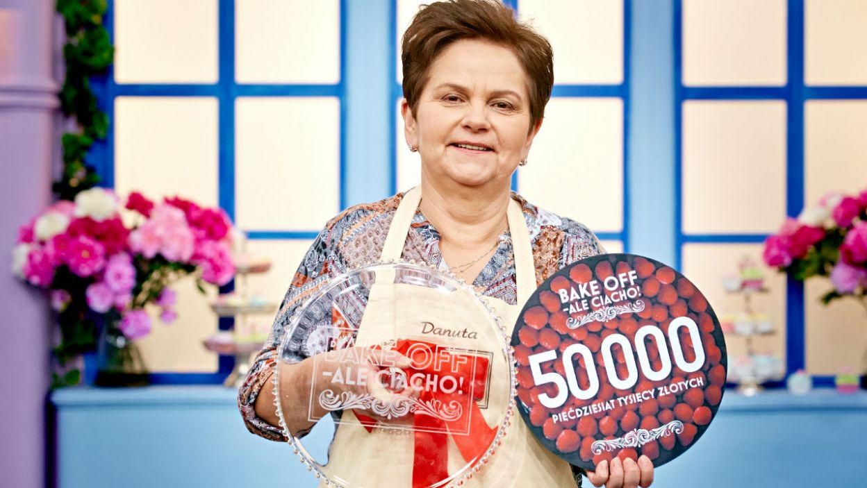 Zwyciężczynią IV edycji „Bake Off – Ale ciacho!” została Danuta! (fot. TVP)
