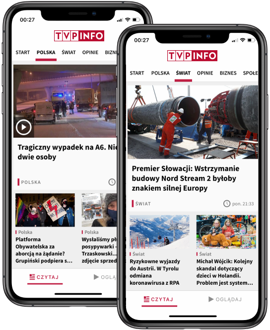 Aplikacja mobilna TVP INFO - pobierz za darmo na telefon z Android i