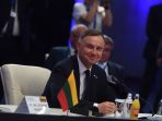 Prezydent Andrzej Duda podczas obrad 6. Szczytu Inicjatywy Trójmorza (fot. PAP/ EPA/VASSIL DONEV)