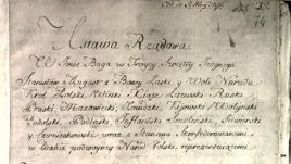 Oryginalny manuskrypt Konstytucji 3 Maja (fot. wikipedia.org)