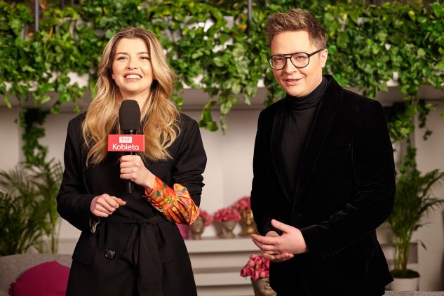 Fot. Ewa Kalinowska/Agnieszka Dziekan i Mateusz Szymkowiak, Backstage spotu wizerunkowego TVP Kobieta