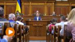 Prezydent Andrzej Duda wygłosił orędzie przed Radą Najwyższą Ukrainy (fot. TVP)