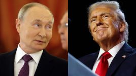 Russian President Vladimir Putin (L), U.S. President-elect Donald Trump. Photo: Contributor/Getty Images, Chip Somodevilla/Getty Images