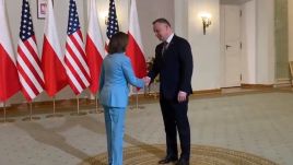 Andrzej Duda spotkał się z Nancy Pelosi (fot. Twitte/@prezydenpl)
