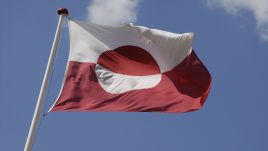  Greenland's national flag. Photo by Francis Dean/Corbis via Getty Images