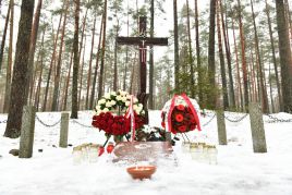 80. rocznica walki żołnierzy AK z wojskami NKWD w Puszczy Rudnickiej, fot. Samorząd Rejonu Solecznickiego