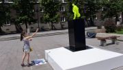 In 2014 a statue of a urinating Lenin appeared. Photo: PAP/Jacek Bednarczyk 