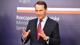 Polish Foreign Minister Radosław Sikorski. Photo: PAP/EPA/Piotr Nowak