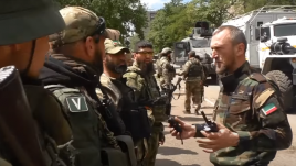 Illustrative image of Chechen forces in Ukraine. Photo: Gennadiy Dubovoy/CC BY 30 