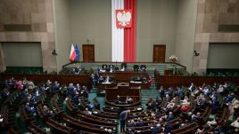 Sejm zebrał się na jednodniowym posiedzeniu (fot. PAP/Marcin Obara)