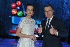 Prowadzący „Wielki Test o Podatkach” - Paulina Chylewska i Maciej Orłoś (fot. J. Bogacz/TVP)