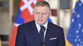 Slovakia's Prime Minister, Robert Fico. Photo by Ton Molina/NurPhoto via Getty Images