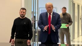 Zelenskyy met Trump in New York in September. Photo: Uliana Boichuk/Novyny LIVE/Global Images Ukraine via Getty Images