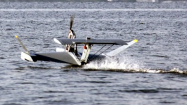 The drone combines flight and water capabilities. Photo: pg.edu.pl