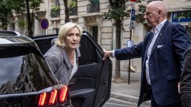 Member of Parliament for the National Rally Marine Le Pen. Photo: PAP/EPA/CHRISTOPHE PETIT TESSON 