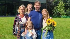 Yaroslav Bazylevych lost his wife and three young daughters when their home in Lviv was struck.  (Photo: Ukraine Now)