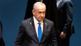 The ICC has an arrest warrant out for Israeli PM Benjamin Netanyahu. Photo by Lev Radin/Pacific Press/LightRocket via Getty Images