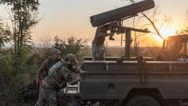 The reported operation in the Belgorod region comes after Ukraine staged an incursion in the neighboring Kursk area on August 6. Illustrative photo by Diego Herrera Carcedo/Anadolu via Getty Images