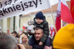 Przemarsz i wiec w obronie szkół mniejszości narodowych w Wilnie [fotogaleria], fot. TVP Wilno/Bartek Urbanowicz