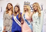 Fot. Ewa Kalinowska/Agata Biernat, Natalia Gryglewska, Karolina Bielawska, Milena Sadowska/Konferencja Miss World 2021 Karoliny Bielawskiej