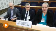 Posiedzenie komisji senackich poświęcone rozpatrzeniu ustawy o zmianie ustawy o Sądzie Najwyższym (fot. PAP/Tomasz Gzell)