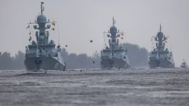 Russian naval ships (Photo by Artem Priakhin/SOPA Images/LightRocket via Getty Images)