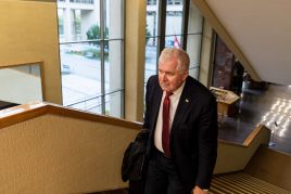 Minister obrony narodowej Litwy Arvydas Anušauskas, fot. BNS/Paulius Peleckis