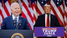  It is a tradition in the U.S. for outgoing presidents to invite their successors. Incumbent U.S. President Joe Biden (L), President-elect Donald Trump (R). Photos: Andrew Harnik/Getty Images; Joe Raedle/Getty Images.