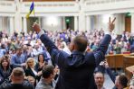 Prezydent RP Andrzej Duda w Radzie Najwyższej Ukrainy w Kijowie, (fot. PAP/Jakub Szymczuk/KPRP)
