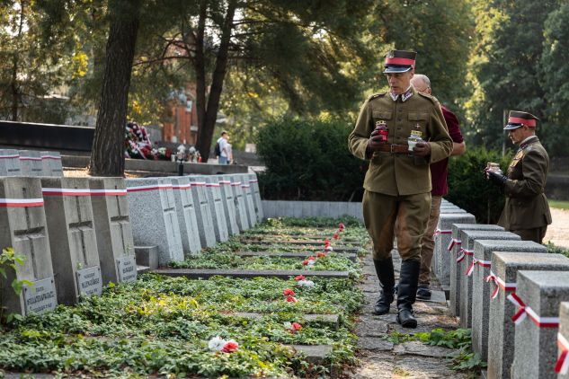 WKRH Garnizon Nowa Wilejka upamiętnił na Rossie obronę Wilna przed wojskami sowieckimi, fot. Rafał Marcinkiewicz