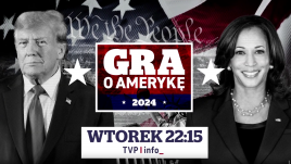 Wybory prezydenckie w USA – „Gra o Amerykę 2024” na żywo w TVP Info. Fot. TVP