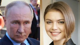 Russian President Vladimir Putin (L), and a 2021-picutre of Alina Kabaeva (R). Photos: PAP/EPA/ALEXEI NIKOLSKY/SPUTNIK/KREMLIN POOL; Plenipotentiary Representative Office of the Republic of Tatarstan in the Russian Federation 