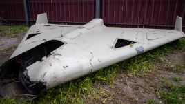 The facility served for storage, maintenance and repair of Shahed kamikaze drones. Illustrative photo by Oleksii Samsonov /Global Images Ukraine via Getty Images 