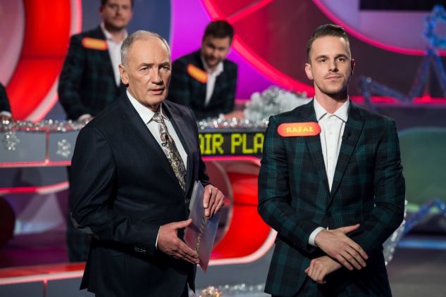 W finale odpowiadali Rafał Kamiński z Fair Play Crew… (fot. Jan Bogacz/TVP)