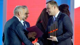 Andrzej Duda wręczył Nagrodę Gospodarczą Prezydenta RP (fot. PAP/Darek Delmanowicz)