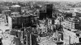 The ruins of Warsaw after a sustained German attack. Photo by Keystone/Getty Images