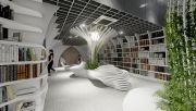 Warsaw’s Metroteka aims to encourage reading on public transport. Image: GK-Atelier  